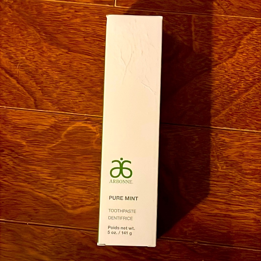 Arbonne pure mint toothpaste